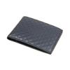 Gucci Simple classic presbyopia logo embossed narrow version bi-fold cowhide wallet wallet men's blue/navy blue