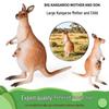 Realistic Kangaroo Mother and Child Model - Children's Cognitive Toy and Gift Ornament