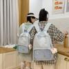 Transparent Large Capacity Student School Bag College Style Women's Backpack