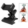 360 Swivel Smartphone Holder Clip Live Stands Clips Photo Heads Clips Tripods Guitar Head Clip Cell Phone Holder for 5.5cm - 7.5cm Cell Phones