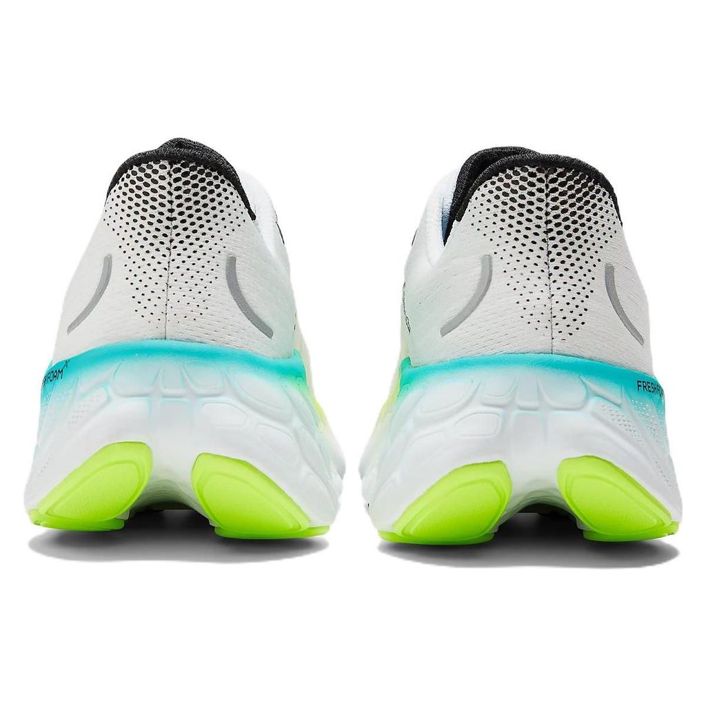 New Balance Fresh Foam X More V4 White Electric Teal Men Sneakers MMORWT4