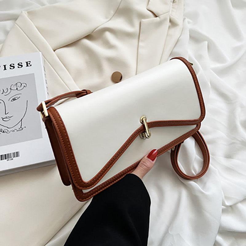 Французский дизайн Niche, контрастный цвет, универсальная сумка через плечо для женщин, новые легкие, роскошные, модные, квадратные сумки, текстура, сумка через плечо