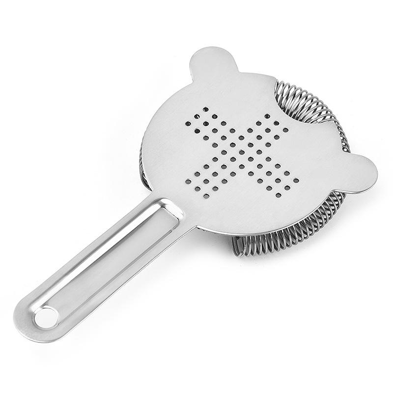 Нержавеющий стальной ледовый стрейнер и сепаратор для коктейлей, кофе, молочного чая - Барный инструмент