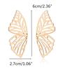 Exaggerated Fashion Hollowed Out Butterfly Wings Stud Earrings  for Women Girl Gift Jewelry Wholesale