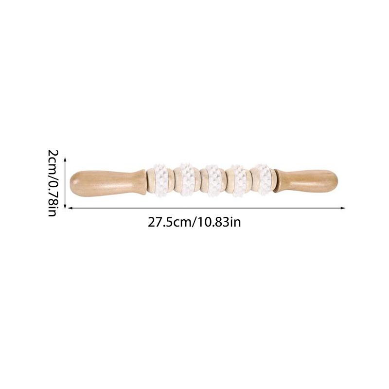 Wooden Massage Roller Fat Reducing Body Shaping Tools Whole Body Massage Tool Meridian Massage Stick Promote Blood Circulation
