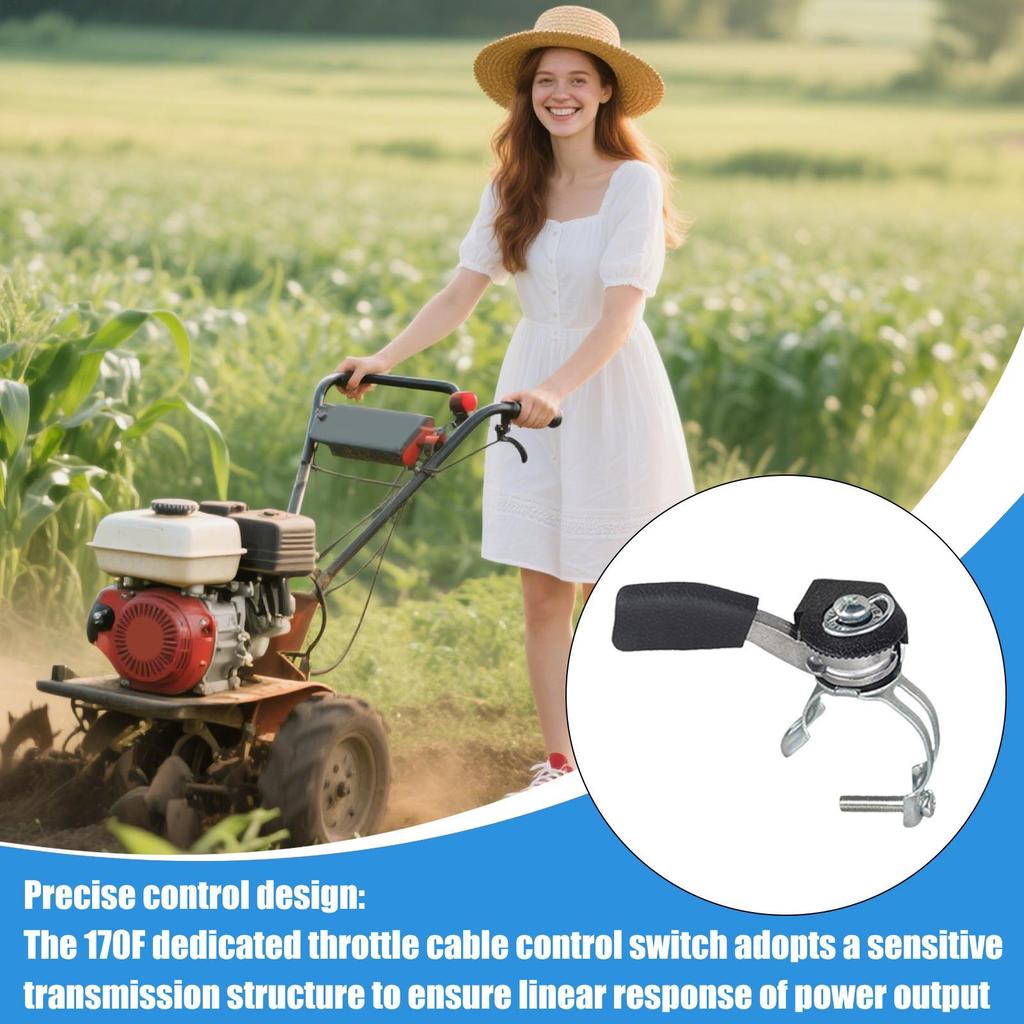 Контроль дроссельной заслонки румпеля для руля газонокосилки 23 мм-27 мм, рычаг дроссельной заслонки под большой палец, акселератор, замена, вспомогательные переключатели