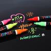 8/12Pcs Liquid Erasable Chalk Markers Pens Smooth Writing Quick-Dry Ink Fine Tip Highlighter Blackboard Fluorescent Pens