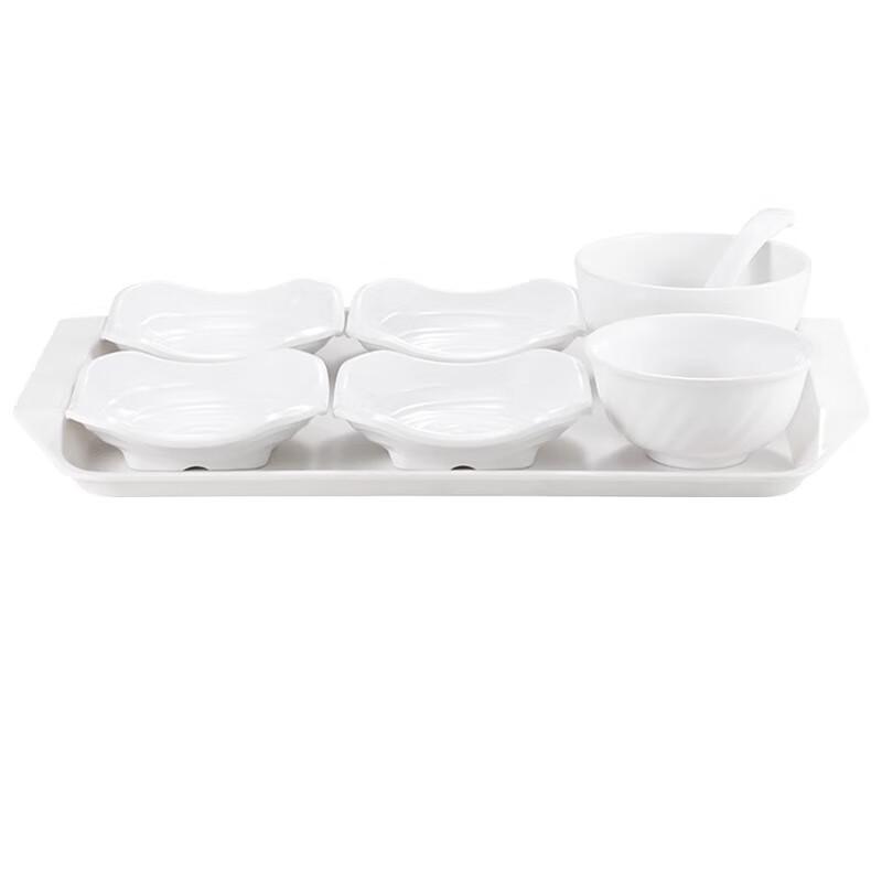 Commercial Melamine School Cafeteria Meal Tray Set