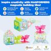 BorneLund Magformers Moonlight Set [20 штук] Развивающая игрушка для детей от 3 лет, Магнитные строительные блоки, MF799022