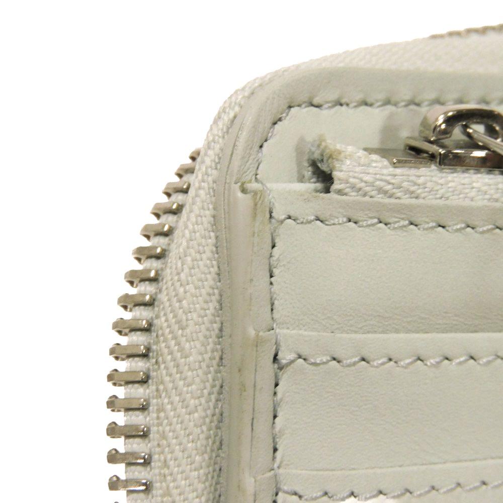 Used 12564 Zippy Wallet Vertical M82597 7940 LV Logo Zip Around RFID Monogram Taurillon Clemence Mineral Gray Men's