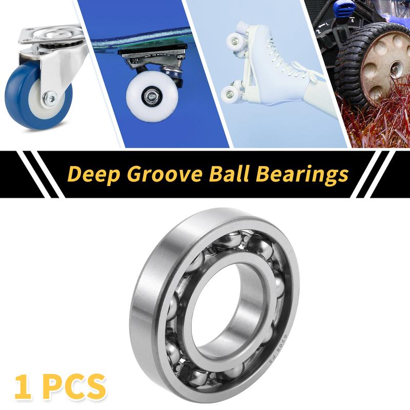 Motoforti Universal Deep Groove Ball Bearings Scooter Skateboard Wheel 40x80x18mm Lubricated Bearings Open Type