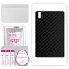 apgo Protective Skin Sticker for the Back Compatible with Blackview Tab 11 SE, Wrap Film, Foil, Vinyl - Pattern Carbon Black