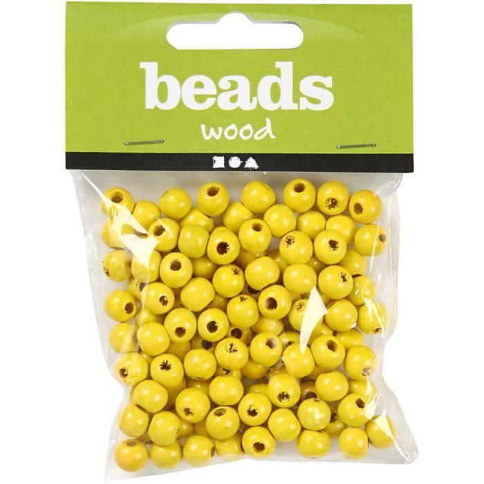 Perles en bois. Réf 570493