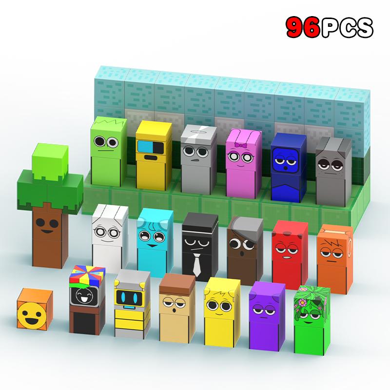 Новые фигурки Sprunki Магнитные блоки Игрушки Incrediboxs Sprunki Магнитные игрушки STEM Сенсорные игрушки для малышей Рождественский подарок на день рождения