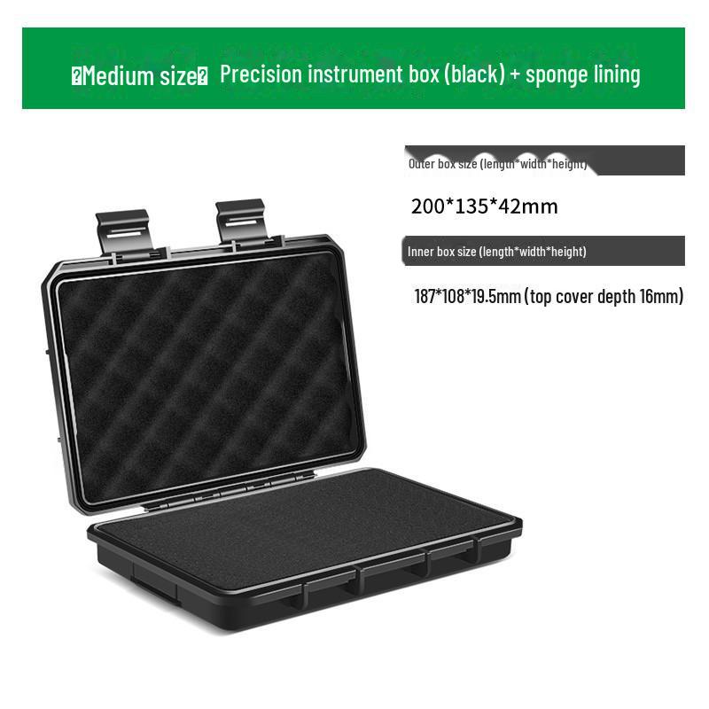 Герметичный водонепроницаемый ящик для хранения инструментов для небольших точных приборов