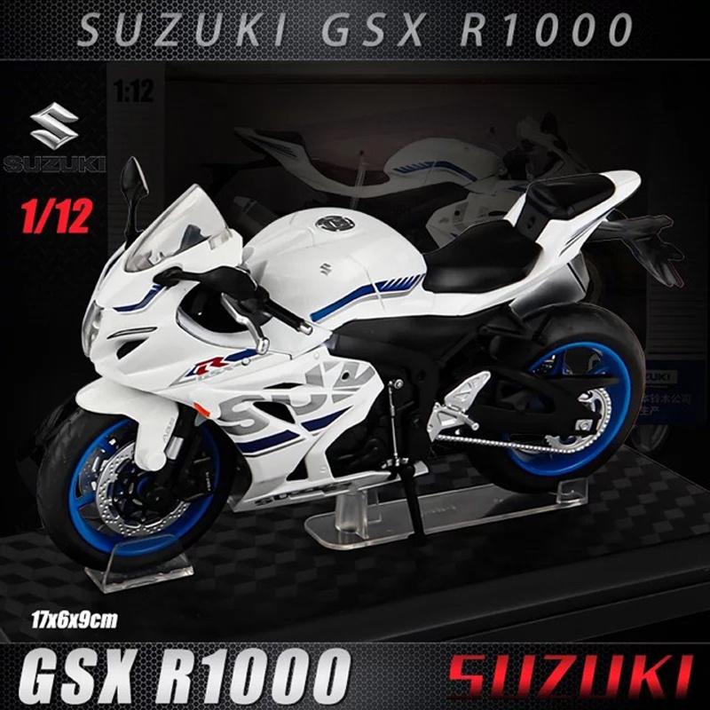 RUM1:12 Scale Suzuki GSX-R1000 Alloy Motorcycle Model diecast car Toys for Boys baby toys birthday gift car toys kids toys car model car toys model