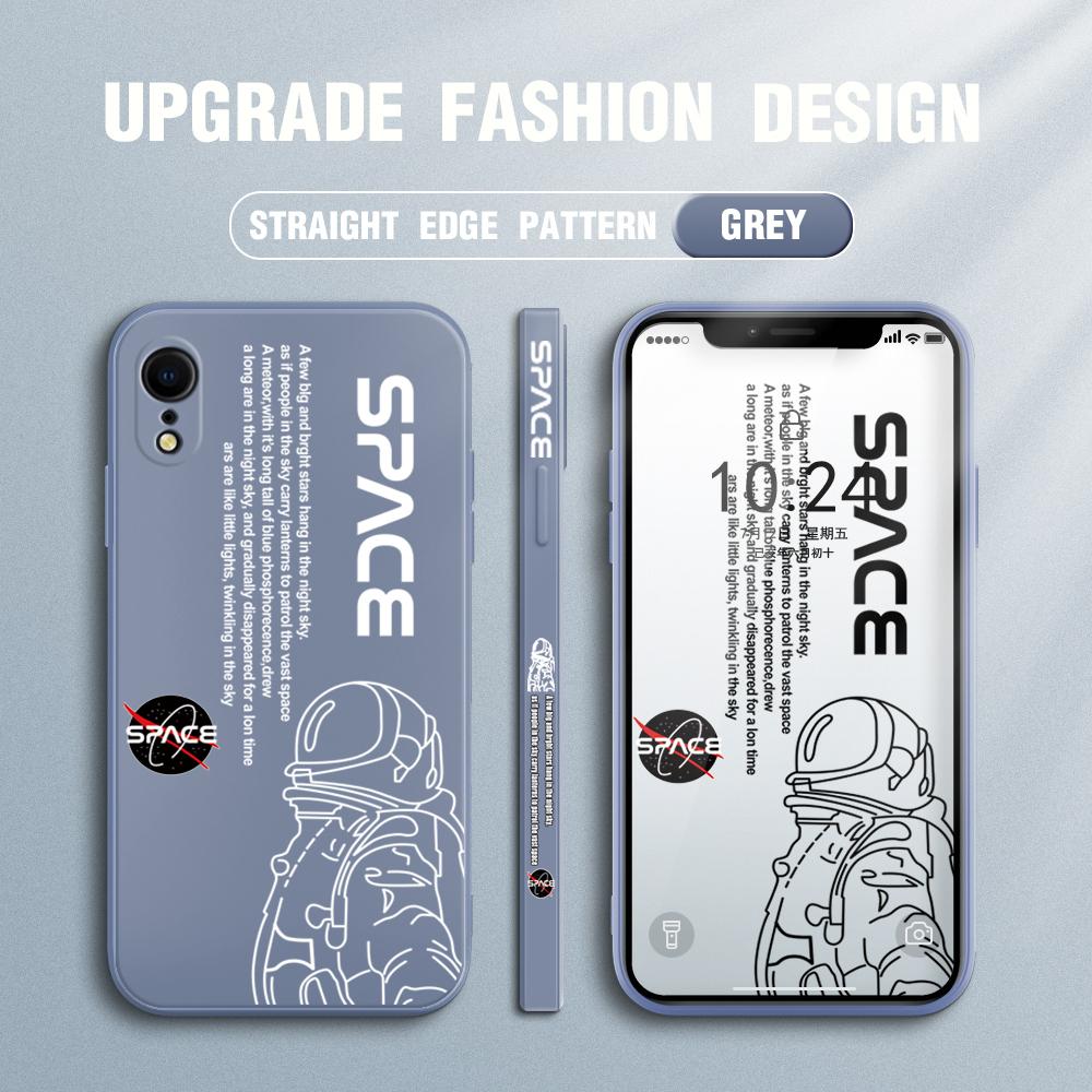 Стильный чехол для телефона с астронавтом для Redmi Xiaomi POCO Note 10 Pro 9 9A 9T 10C 8 7 11 Lite 5G X3 M3 с квадратным краем, мягкая полная защита камеры, мягкий чехол из ТПУ