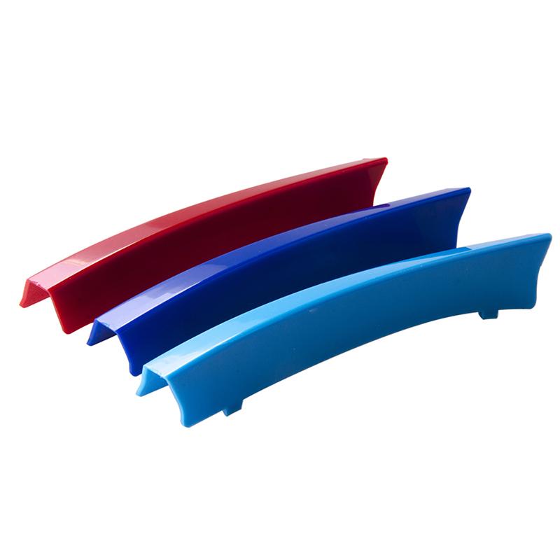 Подходит для BMW E89 Z4 2008-передняя решетка для почек, клипса, наклейка в полоску, накладка для 9 реек, гриль, автомобильный декор