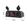 3 в 1 основание палатки Dual USB автомобильное зарядное устройство розетка светодиодный цифровой вольтметр розетка для грузового автомобиля морской пехоты