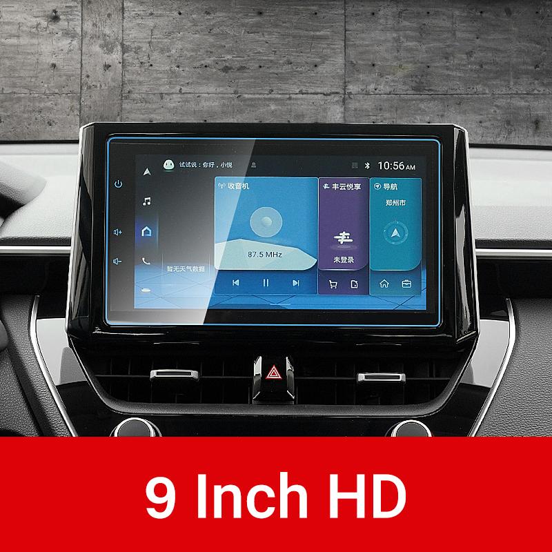 Car GPS Navigation Screen Protector Trim For Toyota Corolla Cross XG10 2024 2025 Tempered Glass Film Anti-Scratch