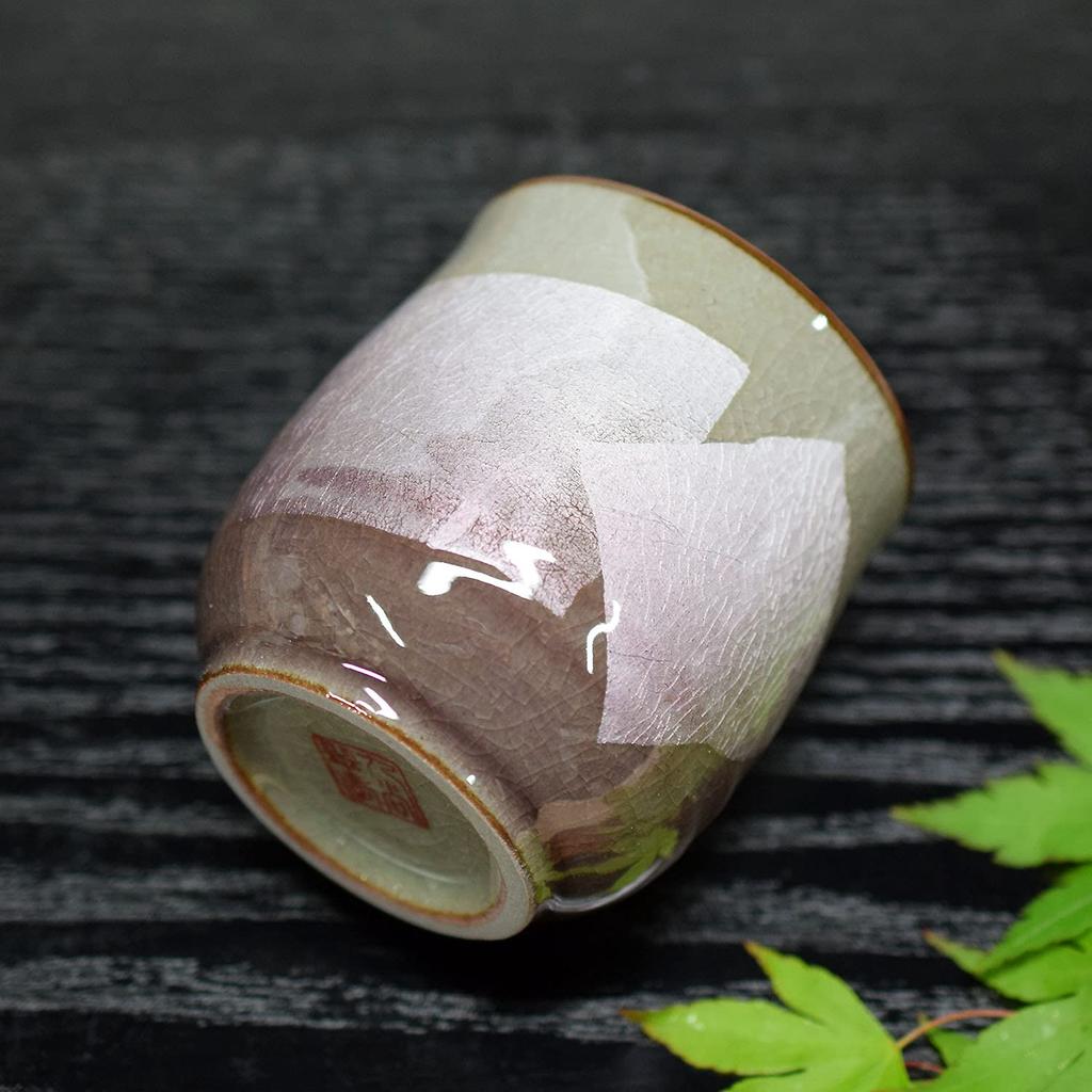 Waza no Kura Kutani ware чашка для чая серебряного цвета фиолетового цвета керамика бренд японская посуда чашка для чая антиквариат праздничный подарок