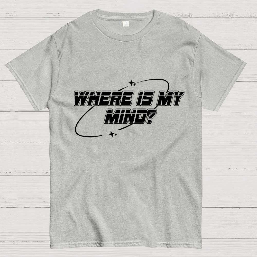 Where Is My Mind? Cotton Summer Casual Cool Loose T-Shirt