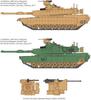 Academy M1A2 Abrams V2 TUSK2 Plastic Model 13504 1/35