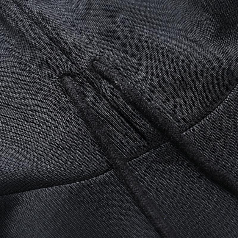 Готический укороченный топ Лолита, темные толстовки с принтом черепа, короткий свитер с капюшоном и длинными рукавами, осенне-зимний укороченный топ