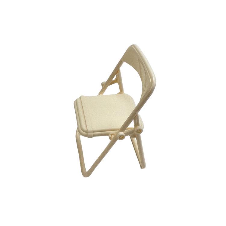 Миниатюрный красочный складной стул кукольное украшение - креативный декор для рабочего стола детская игрушка