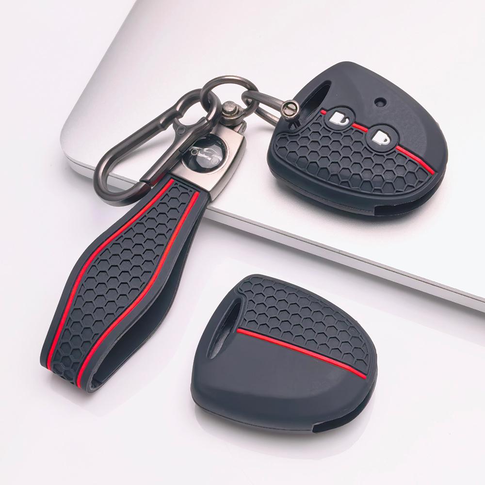 Чехол для ключа для Toyota Hilux Yaris Corolla Rav4 Vigo Vitz Echo Classic с брелоком Защита от царапин Ударопрочная защита Мягкая текстура захвата