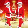 Long Sleeve Christmas Elk Dresses Shawl Christmas Performance Clothing Santa Claus Dresses