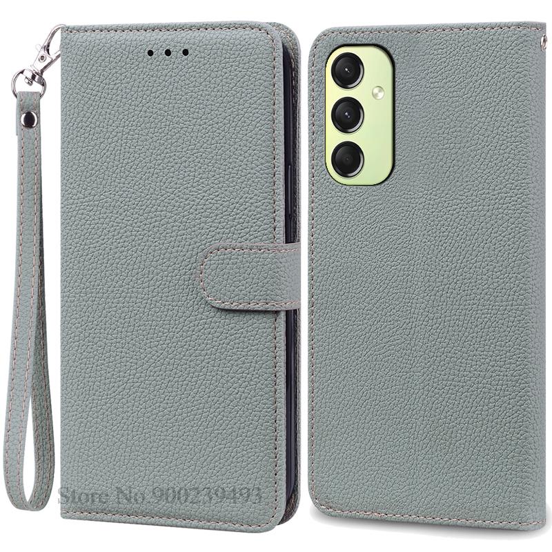 S24FE S24 FE Чехол Для Samsung S24 FE Чехол Кожаный Чехол-Книжка с Кошельком Для Samsung Galaxy S24 FE Чехол S 24 FE Чехлы Coque Fundas