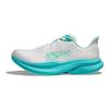 HOKA One One Mach 6 Удобная Универсальная Ткань Синтетическая Кожа Нескользящие Прочные Низкие Кроссовки для Бега Женские кроссовки Белый Синий 1147810-WTCL