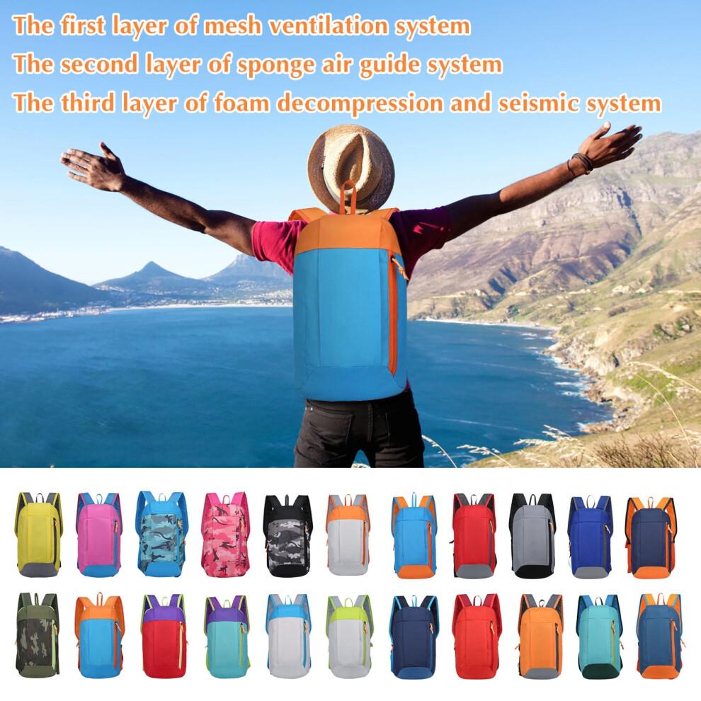 Mountaineering Bag Outdoor Compact Backpack Men's And Women's Sports Backpack Large Capacity Light Hiking Travel Bag