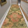 Persian Style Living Room Hall Carpet Non-slip Stairway Hotel Lobby Passageway Runner Rugs Washable Room Decoration Aisle Mat