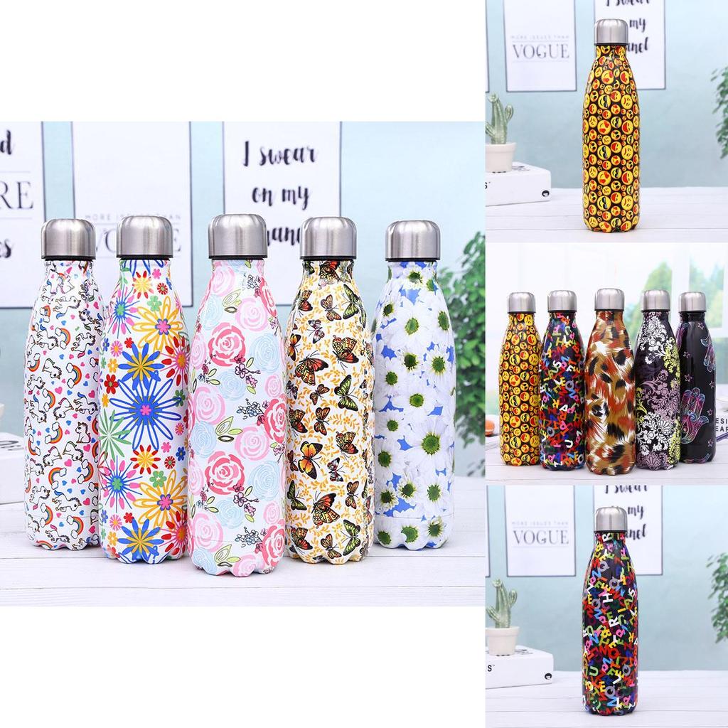 Classic Design Stainless Steel Vacuum Insulated Drinks Thermos 500ml