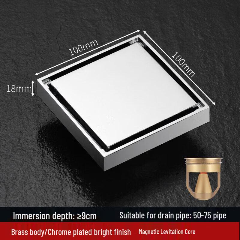 ЧЕНДУ Невидимый медный напольный слив