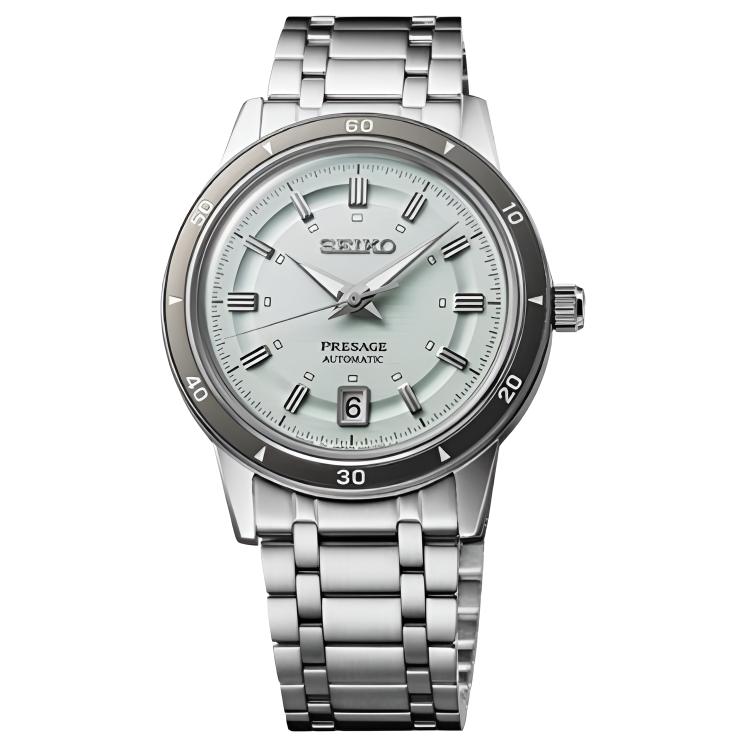 Seiko Presage 50м Водонепроницаемые Автоматический Механический Механизм Стальной Ремешок Часы 39.5мм SRPL71J1