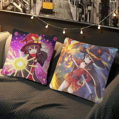 K-KONOSUBA M-Мегумин Наволочка Мультяшный Подарок Наволочка для Подушки Декор для Спальни Дома Дивана Кресла Сиденья Наволочка