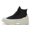 Chuck Taylor All Star Leather Lugged Winter 2.0 High-top Lifestyle Casual Shoes Unisex Black and White