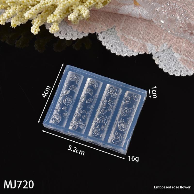 1 Piece Kawaii Butterfly Wing Silicone Nails Mold Reusable Templates Stamping 3D Diy Design Nail Art Parts Decorations Tools