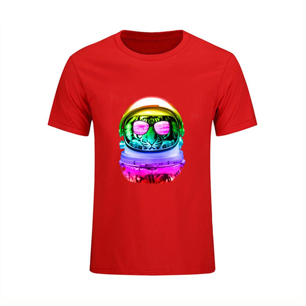 Men S T Shirt Fashion White Black 3D Print Cool Space Male T Shirt 100