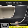 Наклейка на центральную консоль из углеродного волокна против царапин для Toyota Highlander 09-21, Декор интерьера