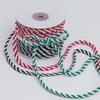 0.8cm Two-color Cotton Rope Christmas Day Decoration Diy Handmade Braided Rope Binding Dumplings Line Colorful Package Dumpling Rope Home Decoration