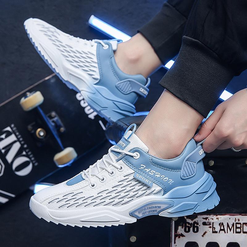 2022 Breathable Men Shoes Fashion Mesh Running Shoes Summer Fitness Training Shoes Casual Walking Shoes Male Chaussures Hommes