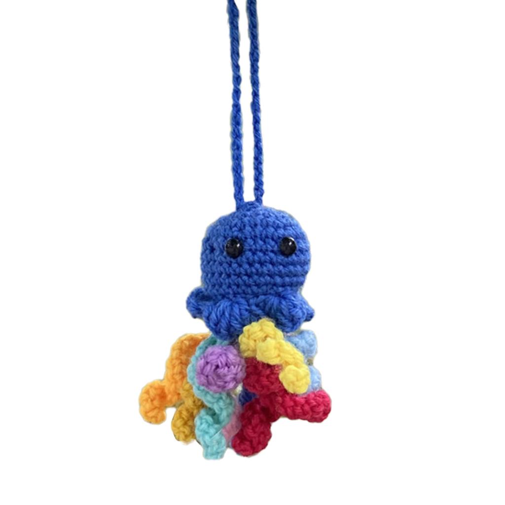 Автомобильное зеркало заднего вида шерстяное мультяшное подвесное украшение для женщин и девочек авто украшения для интерьера кулон для рюкзака брелки