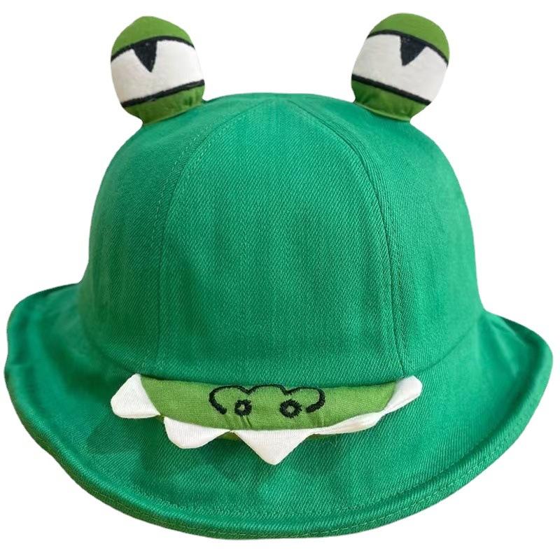 Милая и забавная шляпа рыбака, детская мультяшная трехмерная шляпа с большими глазами, купольная шляпа для мужчин, милая и милая шляпа от солнца, солнцезащитный козырек