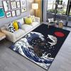 1PC Japanese Art Kanagawa Waves Carpet for Living Room Home Decor Large Area Rug Bedroom Floor Rug Non-slip Easy Washable Mat