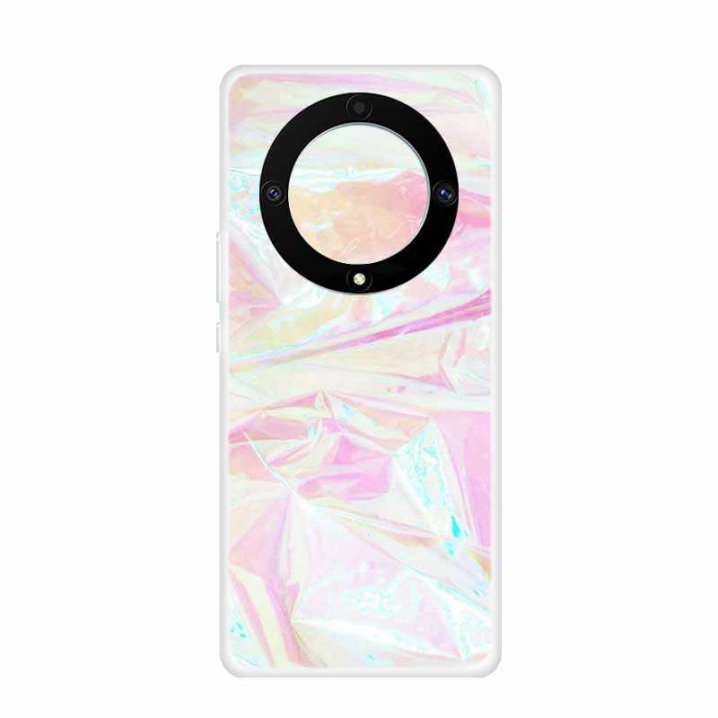 For Honor Magic 5 Lite 5G Cases 6.67" Marble Clear Soft TPU Silicone Back Covers for Huawei Honor Magic5 Lite Transparent Coque