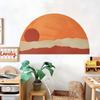 Fun-L022 Полукруг заката Спальня Гостиная Кабинет Фон Украшение Стены Наклейка Самоклеящаяся Наклейка